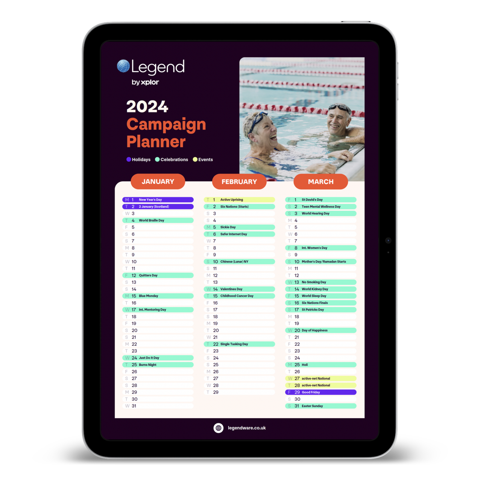 2024 Marketing Campaign Planner - Legend